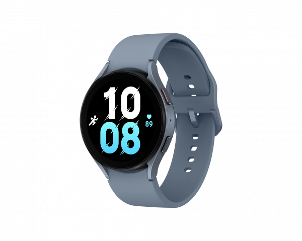 Samsung Galaxy Watch5 3.56 cm (1.4") OLED 44 mm Digital 450 x 450 pixels Touchscreen Blue Wi-Fi GPS (satellite)