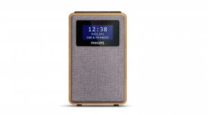 Philips TAR5005/10 radio Clock Digital Grey, Wood