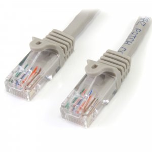 StarTech.com Cat5e Patch Cable with Snagless RJ45 Connectors - 2m, Gray