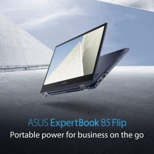 ASUS ExpertBook B5302FEA-LF1011X Hybrid (2-in-1) 33.8 cm (13.3") Touchscreen Full HD Intel® Core™ i5 i5-1135G7 8 GB DDR4-SDRAM 512 GB SSD Wi-Fi 6 (802.11ax) Windows 11 Pro Black