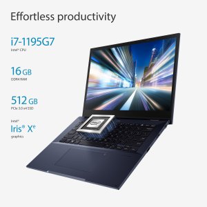 ASUS ExpertBook B7402FEA-L90444X Hybrid (2-in-1) 35.6 cm (14") Touchscreen WQXGA Intel® Core™ i7 i7-1195G7 16 GB DDR4-SDRAM 512 GB SSD Wi-Fi 6 (802.11ax) Windows 11 Pro Black