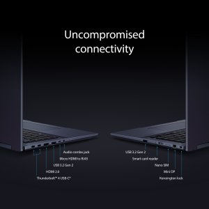 ASUS ExpertBook B7402FEA-L90444X Hybrid (2-in-1) 35.6 cm (14") Touchscreen WQXGA Intel® Core™ i7 i7-1195G7 16 GB DDR4-SDRAM 512 GB SSD Wi-Fi 6 (802.11ax) Windows 11 Pro Black