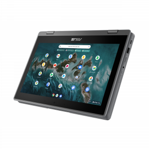 ASUS Chromebook Flip CR1 CR1100FKA-BP0028-3Y 29.5 cm (11.6") Touchscreen HD Intel® Celeron® N N4500 4 GB LPDDR4x-SDRAM 64 GB eMMC Wi-Fi 6 (802.11ax) ChromeOS Grey