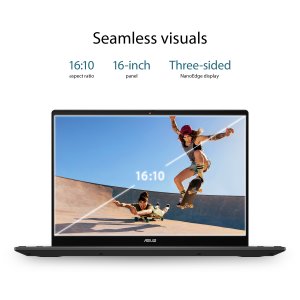 ASUS Chromebook Flip CX5 CX5601FBA-MC0020 Intel® Core™ i5 i5-1235U 40.6 cm (16") Touchscreen WUXGA 8 GB LPDDR4x-SDRAM 256 GB SSD Wi-Fi 6E (802.11ax) ChromeOS Grey