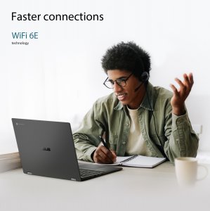 ASUS Chromebook Flip CX5 CX5601FBA-MC0020 Intel® Core™ i5 i5-1235U 40.6 cm (16") Touchscreen WUXGA 8 GB LPDDR4x-SDRAM 256 GB SSD Wi-Fi 6E (802.11ax) ChromeOS Grey