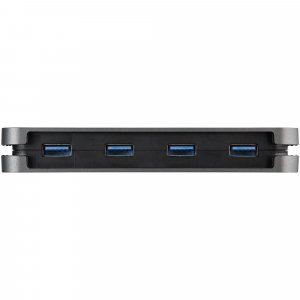 StarTech.com 4 Port USB 3.0 Hub - USB-A to 4x USB-A - SuperSpeed 5Gbps Portable USB 3.1 Gen 1 Type-A Hub - USB Bus Powered - Laptop/Desktop USB Hub with Long Cable 28cm & Cable Management~4 Port USB 3.0 Hub - USB-A to 4x USB-A - SuperSpeed 5Gbps Portable