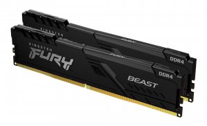 Kingston Technology FURY 16GB 3200MT/s DDR4 CL16 DIMM (Kit of 2) Beast Black