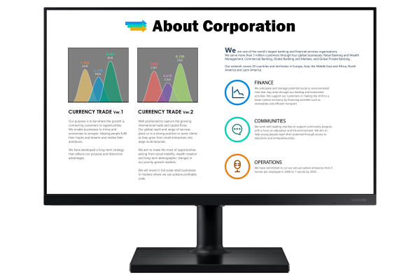 Samsung LF22T450FQR computer monitor 55.9 cm (22") 1920 x 1080 pixels Full HD Black
