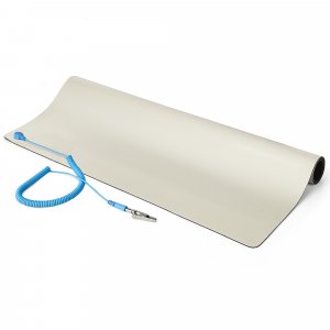 StarTech.com Anti Static Mat, ESD Mat for Electronics Repair, Anti Static Table/Desk Mat w/Detachable Grounding Wire, ANSI/ESD S 4.1, Flexible Thermoplastic Work Pad/Mat, 23x47 in (60x120cm)