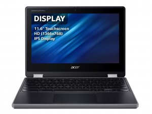 Acer Chromebook Spin 311 (R722T) - 11.6" touchscreen, MediaTek M8183C CPU, 4GB RAM, 64GB eMMC, Black