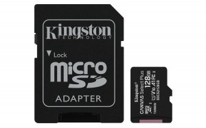 Kingston Technology 128GB micSDXC Canvas Select Plus 100R A1 C10 Card + ADP