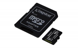 Kingston Technology 64GB micSDXC Canvas Select Plus 100R A1 C10 Card + ADP