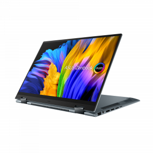 ASUS ZenBook 14 Flip OLED UP5401ZA-KN056W Hybrid (2-in-1) 35.6 cm (14") Touchscreen 2.8K Intel® Core™ i5 i5-12500H 16 GB LPDDR5-SDRAM 512 GB SSD Wi-Fi 6E (802.11ax) Windows 11 Home Grey