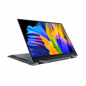 ASUS ZenBook 14 Flip OLED UP5401ZA-KN056W Hybrid (2-in-1) 35.6 cm (14") Touchscreen 2.8K Intel® Core™ i5 i5-12500H 16 GB LPDDR5-SDRAM 512 GB SSD Wi-Fi 6E (802.11ax) Windows 11 Home Grey