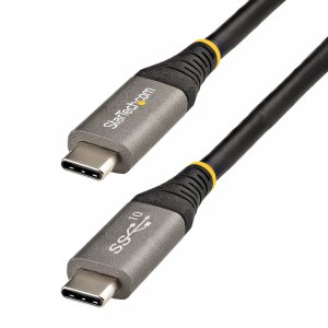 StarTech.com 20″ (50cm) USB C Cable 10Gbps - USB 3.1 Type-C Cable - 100W (5A) Power Delivery Charging, DP Alt Mode - USB-C Cord for USB-C Laptop/Phone/Device - Charge/Sync