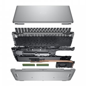 DELL Precision 3580 i7-1370P Mobile workstation 39.6 cm (15.6") Full HD Intel® Core™ i7 32 GB DDR5-SDRAM 1000 GB SSD NVIDIA RTX A500 Wi-Fi 6E (802.11ax) Windows 11 Pro Grey