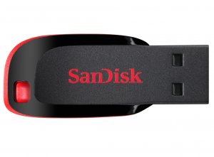 SanDisk Cruzer Blade USB flash drive 64 GB USB Type-A 2.0 Black, Red