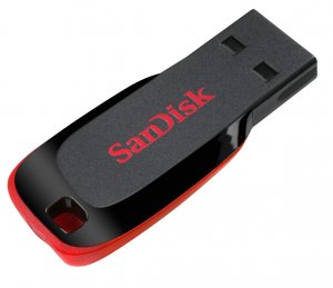 SanDisk Cruzer Blade USB flash drive 64 GB USB Type-A 2.0 Black, Red