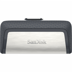 SanDisk Ultra Dual Drive USB Type-C USB flash drive 64 GB USB Type-A / USB Type-C 3.2 Gen 1 (3.1 Gen 1) Black, Silver