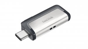 SanDisk Ultra Dual Drive USB Type-C USB flash drive 64 GB USB Type-A / USB Type-C 3.2 Gen 1 (3.1 Gen 1) Black, Silver