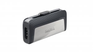 SanDisk Ultra Dual Drive USB Type-C USB flash drive 64 GB USB Type-A / USB Type-C 3.2 Gen 1 (3.1 Gen 1) Black, Silver