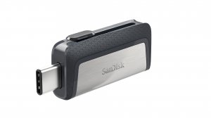 SanDisk Ultra Dual Drive USB Type-C USB flash drive 64 GB USB Type-A / USB Type-C 3.2 Gen 1 (3.1 Gen 1) Black, Silver