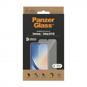 PanzerGlass ® Screen Protector Samsung Galaxy A34 5G | Ultra-Wide Fit