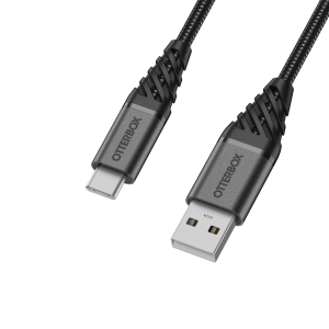 OtterBox Premium Cable USB A-C 1M, black