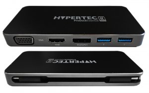 Hypertec ProDockEssential 4K - Universal USB-C Dock with HDMI; VGA and DisplayPort