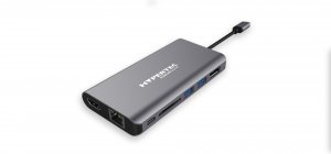 Hypertec AdaptLite HD - Universal USB-C Adapter with HDMI; USB3.0 & 100W Power Delivery.