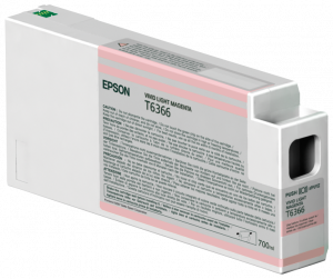 Epson Singlepack Vivid Light Magenta T636600 UltraChrome HDR 700 ml