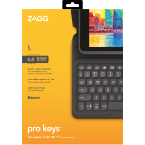 ZAGG Pro Keys Apple iPad 10.2 Black/Grey UK