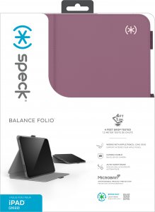 Speck Balance Folio Case Apple iPad 10.9 (2022) Plumberry - with Microban