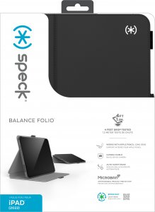 Speck Balance Folio Case Apple iPad 10.9 (2022) Black - with Microban