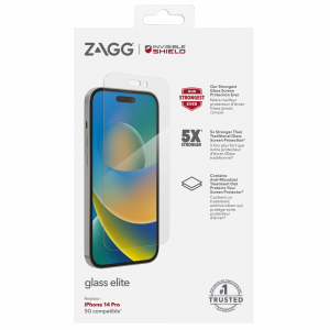 InvisibleShield Glass Elite AM Apple iPhone 14 Pro Case Friendly Screen