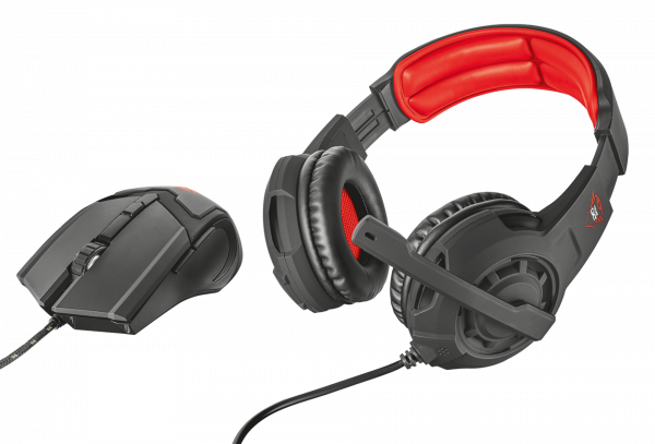 Trust GXT 784 Headset Wired Head-band Gaming Black, Red