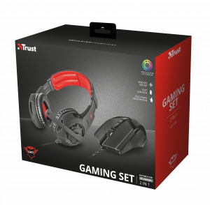 Trust GXT 784 Headset Wired Head-band Gaming Black, Red
