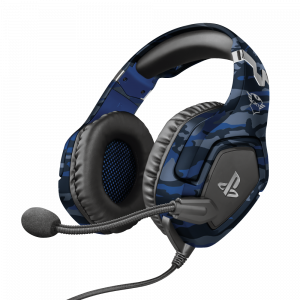 Trust GXT 488 Forze PS4 Headset Wired Head-band Gaming Black, Blue