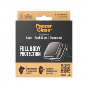PanzerGlass ® Screen Protector Full Body Apple Watch Series 4 | 5 | 6 | SE 40mm | Transparent