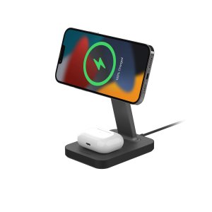 mophie UNV WRLS-snap+ stand & pad-Black-ROC-UK