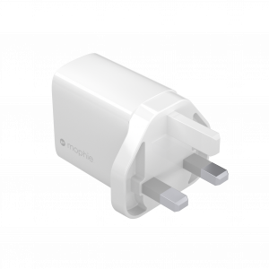 mophie Accessories-Wall Adapter-USB-C-30W-GaN-White-UK