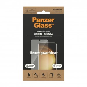 PanzerGlass ® Screen Protector Samsung Galaxy S23 | Ultra-Wide Fit w. EasyAligner