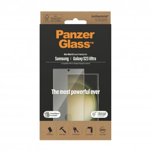 PanzerGlass ® Screen Protector Samsung Galaxy S23 Ultra | Ultra-Wide Fit w. EasyAligner