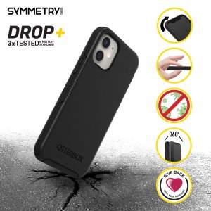 OtterBox Symmetry Series for Apple iPhone 12 mini, black