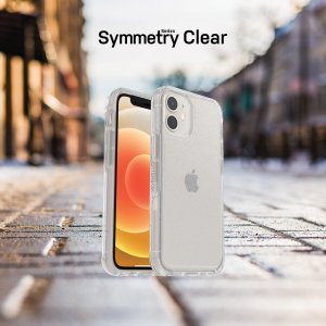 OtterBox Symmetry Clear Series for Apple iPhone 12 mini, Stardust Glitter
