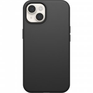 OtterBox Symmetry Case for iPhone 14 Plus, Shockproof, Drop proof, Protective Thin Case, 3x Tested to Military Standard, Antimicrobial Protection, Black