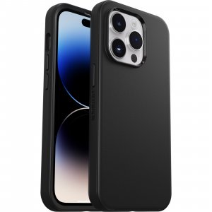 OtterBox Symmetry Case for iPhone 14 Pro, Shockproof, Drop proof, Protective Thin Case, 3x Tested to Military Standard, Antimicrobial Protection, Black