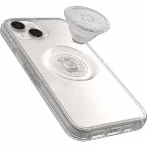 OtterBox Otter+Pop Case for iPhone 14 Plus, Shockproof, Drop proof, Protective Case with PopSockets PopGrip, 3x Tested to Military Standard, Stardust