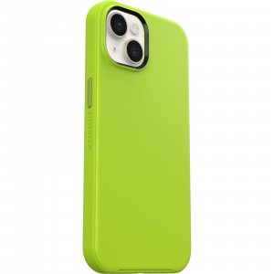 OtterBox Symmetry+ Case for iPhone 14 Plus with MagSafe, Shockproof, Drop proof, Protective Thin Case, 3x Tested to Military Standard, Antimicrobial Protection, Lime all yours