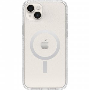 OtterBox Symmetry+ Clear Case for iPhone 14 Plus for MagSafe, Shockproof, Drop proof, Protective Thin Case, 3x Tested to Military Standard, Antimicrobial Protection, Stardust